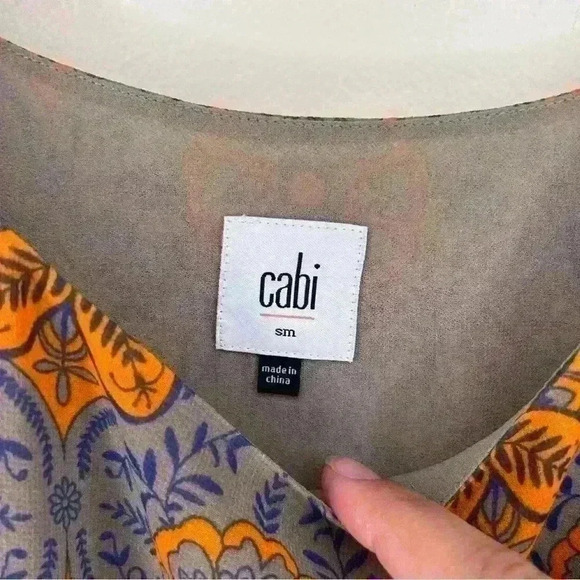 Cabi Women's Tank Top Arabesque Modern Cami Size Small - Picture 5 of 6